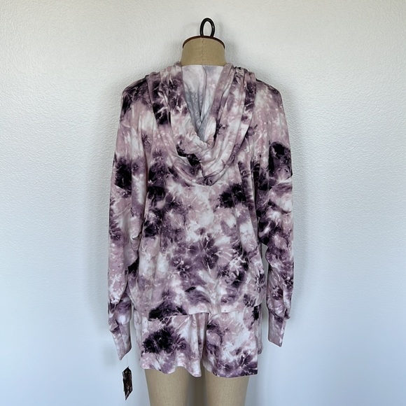 Midnight Bakery 2-Piece Pajama Set in Tie Dye Purple Size L - Picture 3 of 8